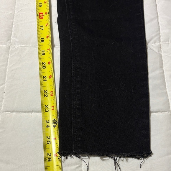 Old Navy Black Rockstar Mid-Rise Super Skinny Jeggings - Picture 7 of 11